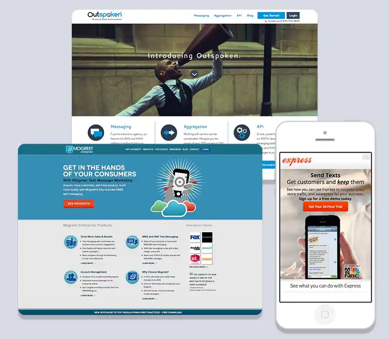 Screenshot of Mogreet (SaaS - Mobile Marketing) project