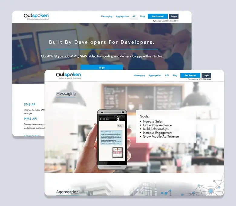 Outspoken web experience